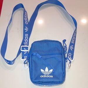 Adidas Blue Belt Bag with Logo